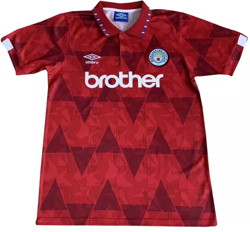  Camisa II Manchester City 1991 1992 Umbro Retro